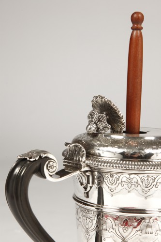 19th century - Cardeilhac - Chocolatière solid silver.