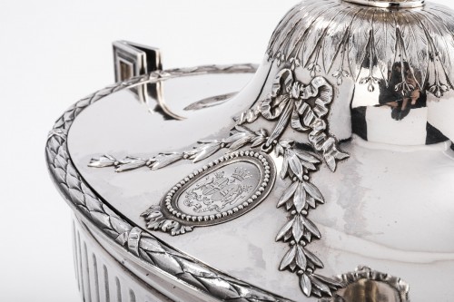 19th century - Gustave Odiot - Large Terrine silver nineteenth