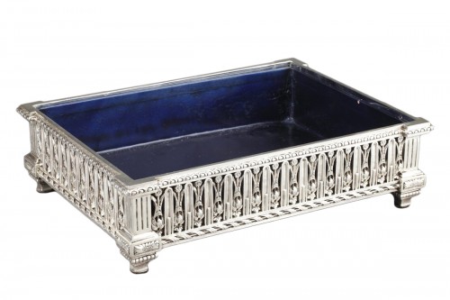 Christofle - 19th century silvered bronze planter