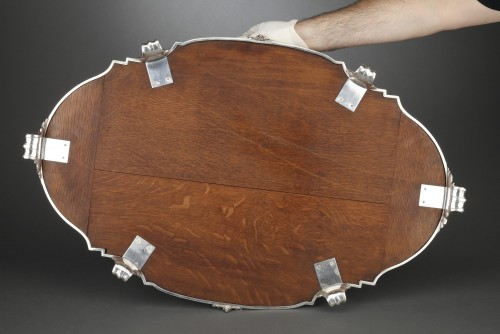 XIXe siècle - Tétard - Surtout de table en argent massif XIXè