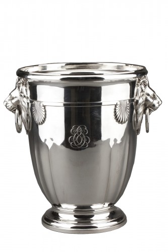 Roussel - 19th century solid silver cooler