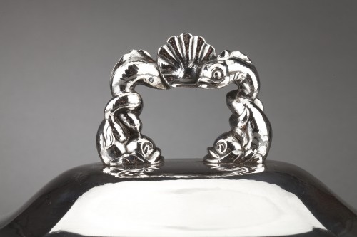 Bancelin - Soupière en argent massif vers 1950/1960 - Emmanuel Redon Silver Fine Art