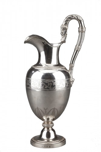 Antoine Michel - Ewer in sterling silver 1st Empire period