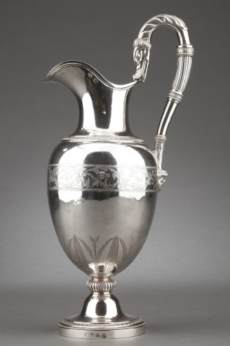 Antoine Michel - Ewer in sterling silver 1st Empire period - Antique Silver Style Empire