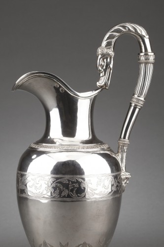 Antique Silver  - Antoine Michel - Ewer in sterling silver 1st Empire period