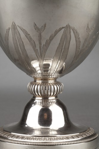 Antiquités - Antoine Michel - Ewer in sterling silver 1st Empire period
