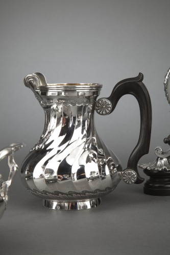 Napoléon III - Boin Taburet - Tea / Coffee service in solid silver plus