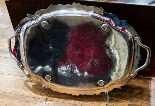 Gustave Odiot - Large 19th century solid silver tray - 
