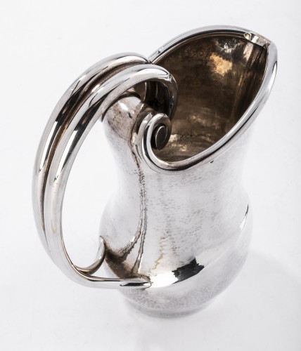 20th century - Bancelin - Sterling silver pitcher hammered