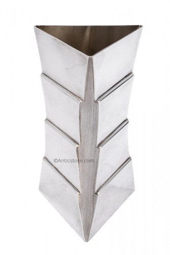 Andrea branzi - Vase en argent massif - XXè