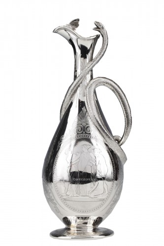 Edouard &amp; John Barnard - Ewer in solid silver XIXth London