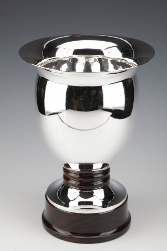 Solid silver vase made by the SIMONET - Art Déco