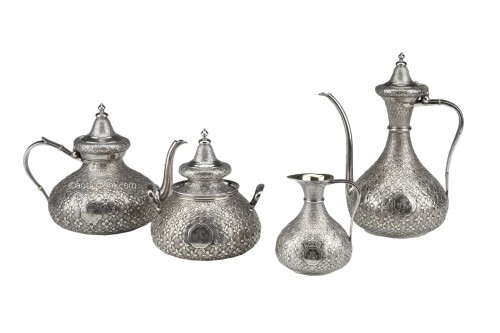 Glachant / Duponchel – Service à thé café en argent massif