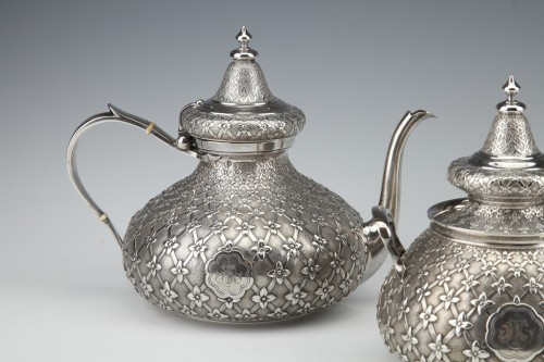 Antique Silver  - Glanant / Duponchel - 4-piece tea and coffee service in solid silver XIXè