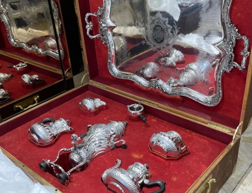 Boin Taburet - Silver tea / coffee service - Antique Silver Style Napoléon III