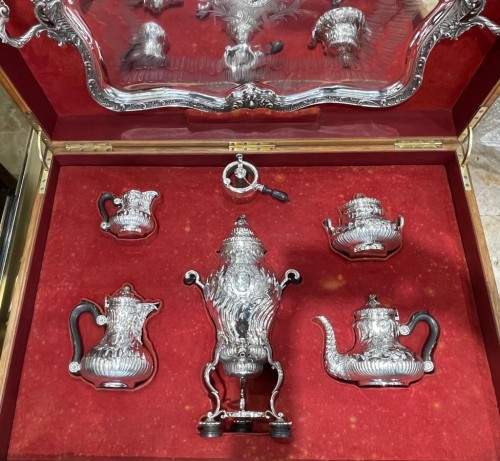 Antique Silver  - Boin Taburet - Silver tea / coffee service
