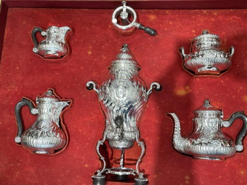 19th century - Boin Taburet - Silver tea / coffee service