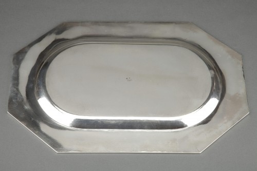 Antique Silver  - Cardeilhac - Solid silver dish, XIXth &quot;Fer de lance&quot; model