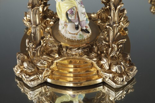 Boin Taburet - Surtout de table à la Pagode en vermeil XIXe - Napoléon III