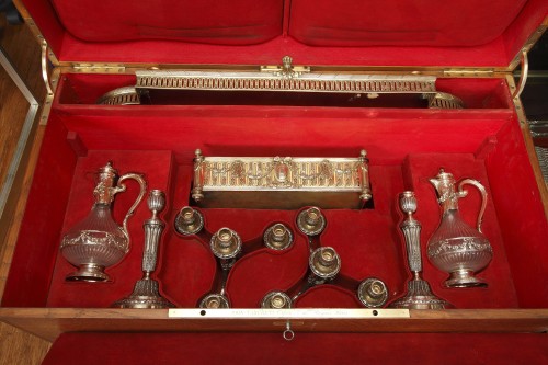 Bointaburet -Table garnish in solid silver vermeille 19th circa - silverware & tableware Style Napoléon III