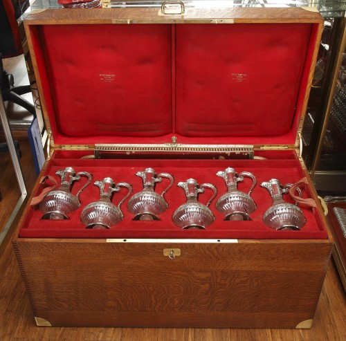 Bointaburet -Table garnish in solid silver vermeille 19th circa - Napoléon III