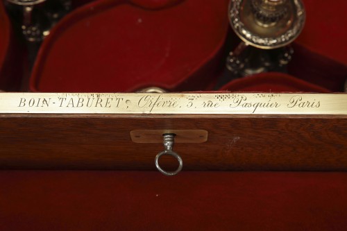 Napoléon III - Bointaburet -Table garnish in solid silver vermeille 19th circa