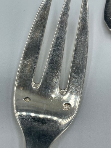 Antiquités -  PUIFORCAT -flatware in Sterling Silver, XXe 