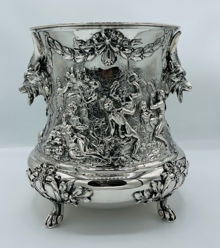 19th century silver cooler - 