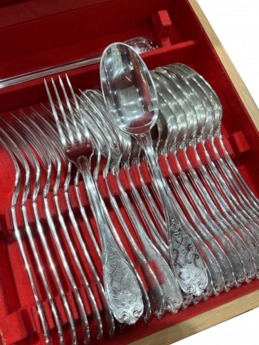 Emile puiforcat - Sterling silver cutlery set Model "elysee"