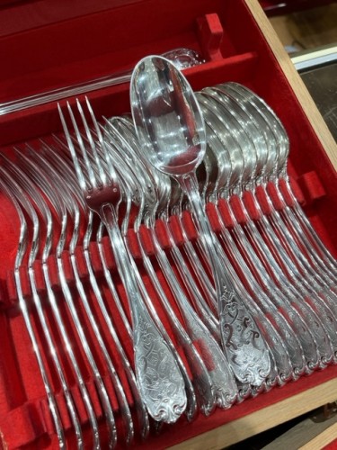 Emile puiforcat - Sterling silver cutlery set Model &quot;elysee&quot; - 