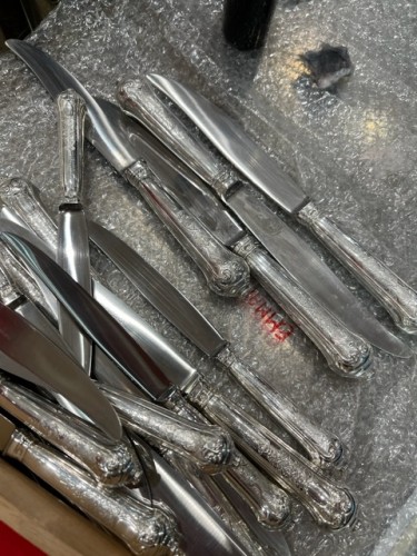Antiquités - Emile puiforcat - Sterling silver cutlery set Model &quot;elysee&quot;