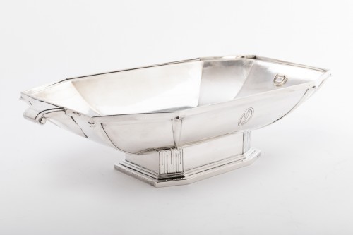 Savary - Centre de table en argent massif époque 1930 - Emmanuel Redon Silver Fine Art