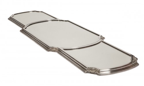 Lapparra - Surtout de table miroir en argent massif 