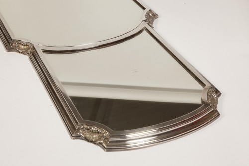 XXe siècle - Lapparra - Surtout de table miroir en argent massif 