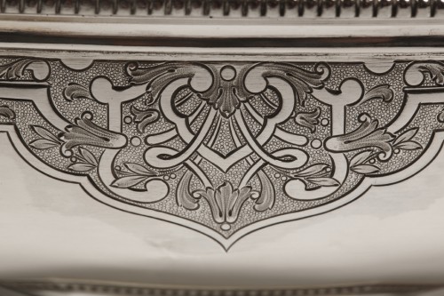Antiquités - Bointaburet - Centerpiece  solid silver  19th 