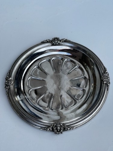 Odiot - FOSet of four round solid silver bottle coasters - 