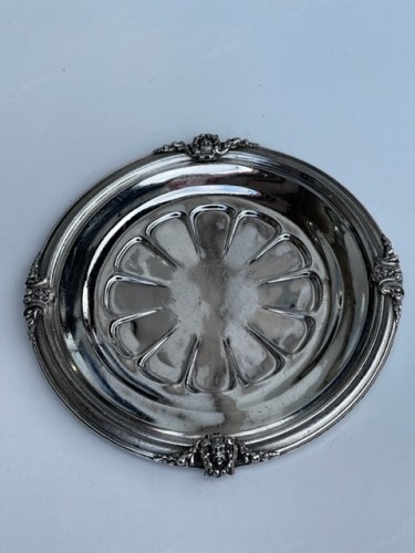 19th century - Odiot - FOSet of four round solid silver bottle coasters