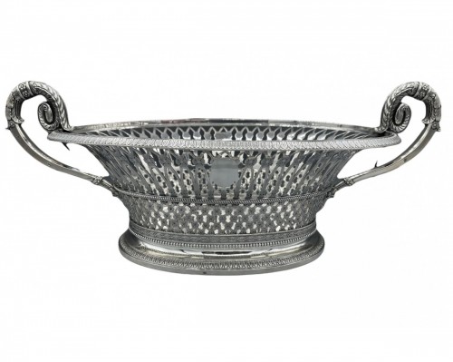 Sixt Simon Rion - Solid silver fruit basket, Charles X 1818/1838