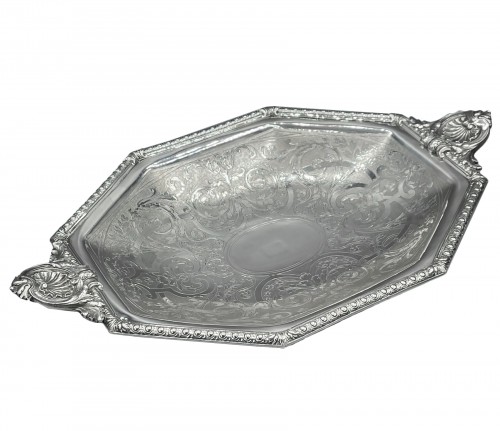 Odiot - Fruit basket in solid silver Epoque