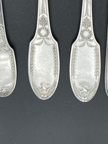 Puiforcat - Solid silver cutlery set for export (800°°) late 19th century - Napoléon III