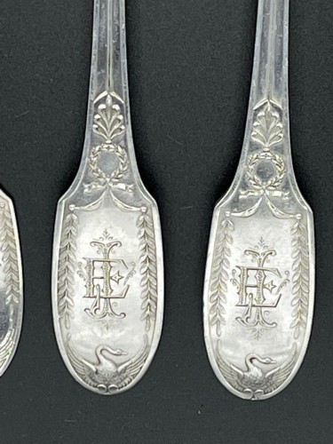 Napoléon III - Puiforcat - Ménagère de 256 pièces en argent massif fin 19e