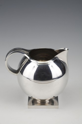 Jean Tétard - Pitcher in sterling silver Art Déco period - Antique Silver Style Art Déco