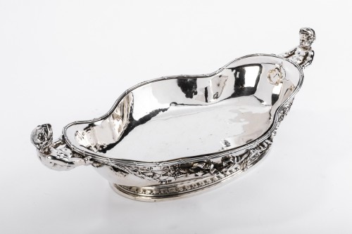 Antiquités - Oval silver planter by Émile Froment-Meurice, Paris, circa 1880