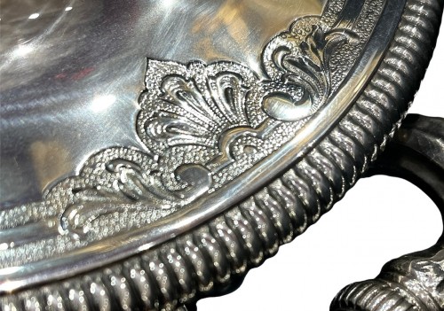 Antiquités - H. LAPPARRA - Covered soup tureen in solid silver late 19th 