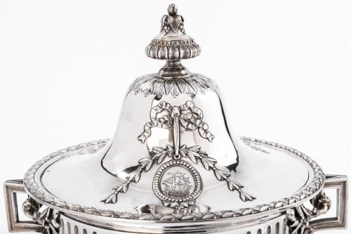 Gustave Odiot (1865-1894)) - Légumier en argent massif XIXé - Emmanuel Redon Silver Fine Art