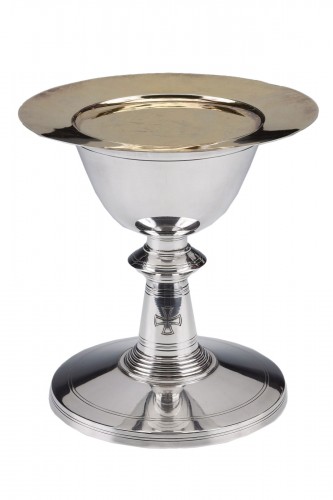 Boin Taburet - Chalice in silver and vermeil Art Deco period