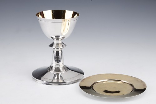Boin Taburet - Calice en argent et vermeil époque Art Deco - Emmanuel Redon Silver Fine Art