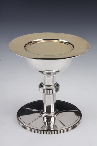 Boin Taburet - Chalice in silver and vermeil Art Deco period - Art Déco