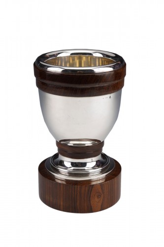 Gustave KELLER - Sterling silver vase
