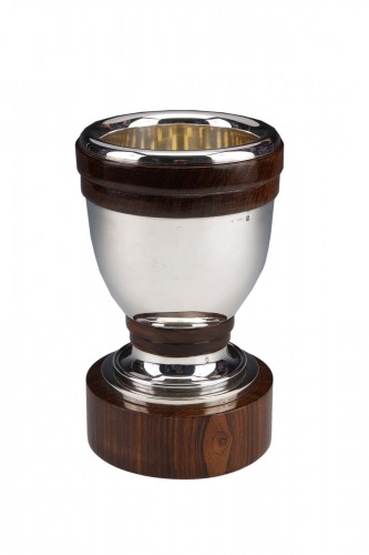 Gustave Keller - Vase en argent massif